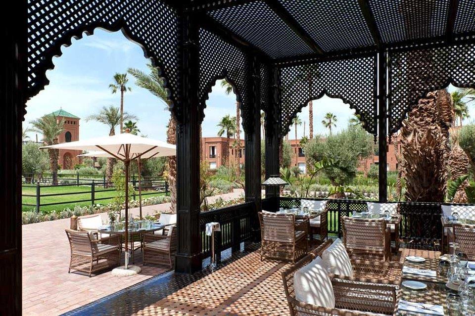 Готель Selman Marrakech El Makina Ресторан фото